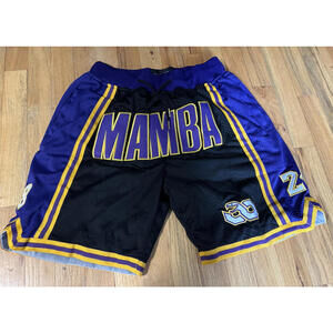 Adult Small Kobe Bryant Black Mamba Shorts And Jersey Set #24 #8 NEW